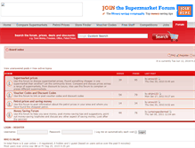 Tablet Screenshot of forum.supermarket.co.uk